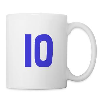 10. 10 YEARS. 10th ANNIVERSARY. 10 YEAR ANNIVERSARY. - Mug - white - Right