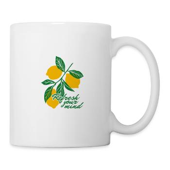Exotic Fruits / Lemons - Tasse - Weiß - Rechts