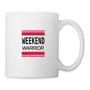 Weekend Warrior - Mug blanc - blanc - Droite