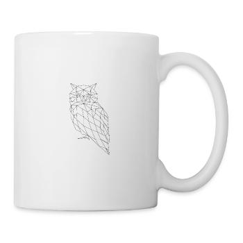 Hibou - Mug blanc - blanc - Droite