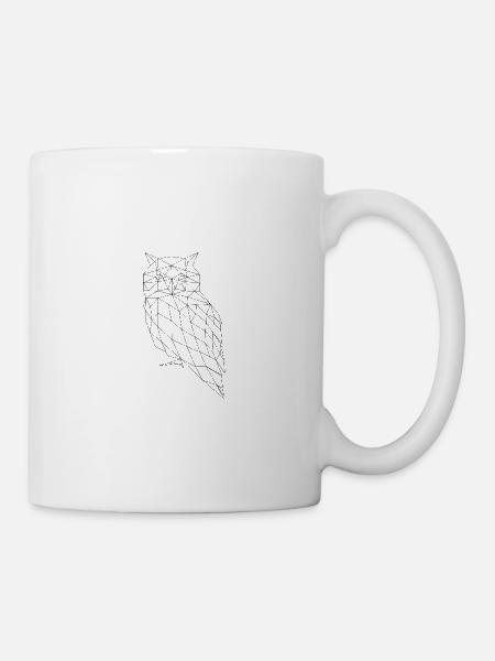 Eule - Tasse - Weiß