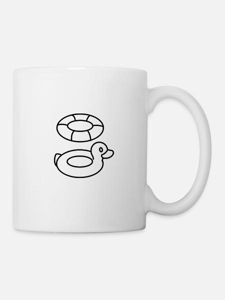 Lifeguard - Tasse - Weiß