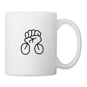 Bike fist strength - Mug - white - Right