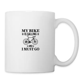 My Bike Is Calling And I Must Go Funny BIKE - Mug - white - Right