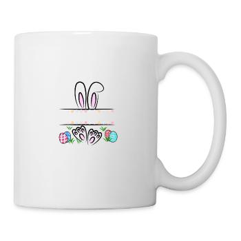 Fröhliche Ostern - Tasse - Weiß - Rechts
