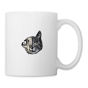 Schrödingers Katze - Dead or Alive - Tasse - Weiß - Rechts