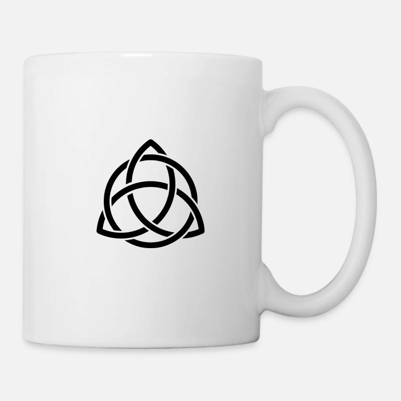 Noeud celtique merveilleux symbole celtique - Mug blanc - blanc