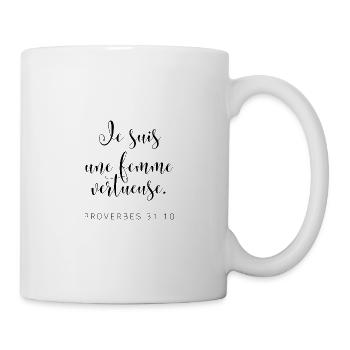 Je suis une femme vertueuse 15 - Mug blanc - blanc - Droite
