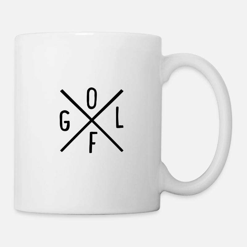 Golf - Tasse - Weiß