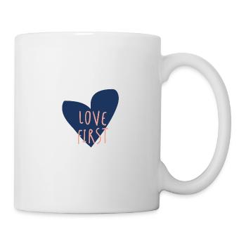 love first - Tasse - Weiß - Rechts