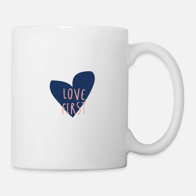 love first - Mug - white