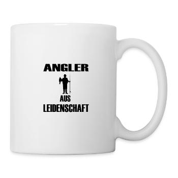 Angeln - Tasse - Weiß - Rechts