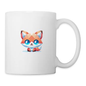 Mignon renard Animal forêt sauvage dessin - Mug blanc - blanc - Droite