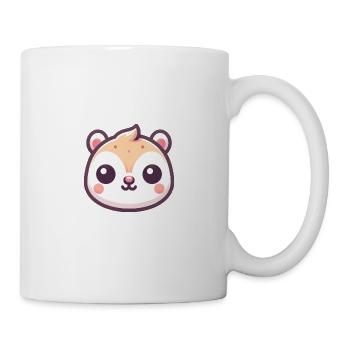 Mignon écureuil noix amoureux des animaux - Mug blanc - blanc - Droite