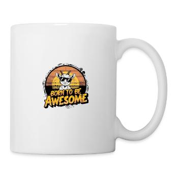 Drôle d’amoureux des animaux de la ferme de chèvres - Mug blanc - blanc - Droite