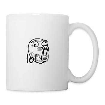 Lol trollface - Tasse - Weiß - Rechts