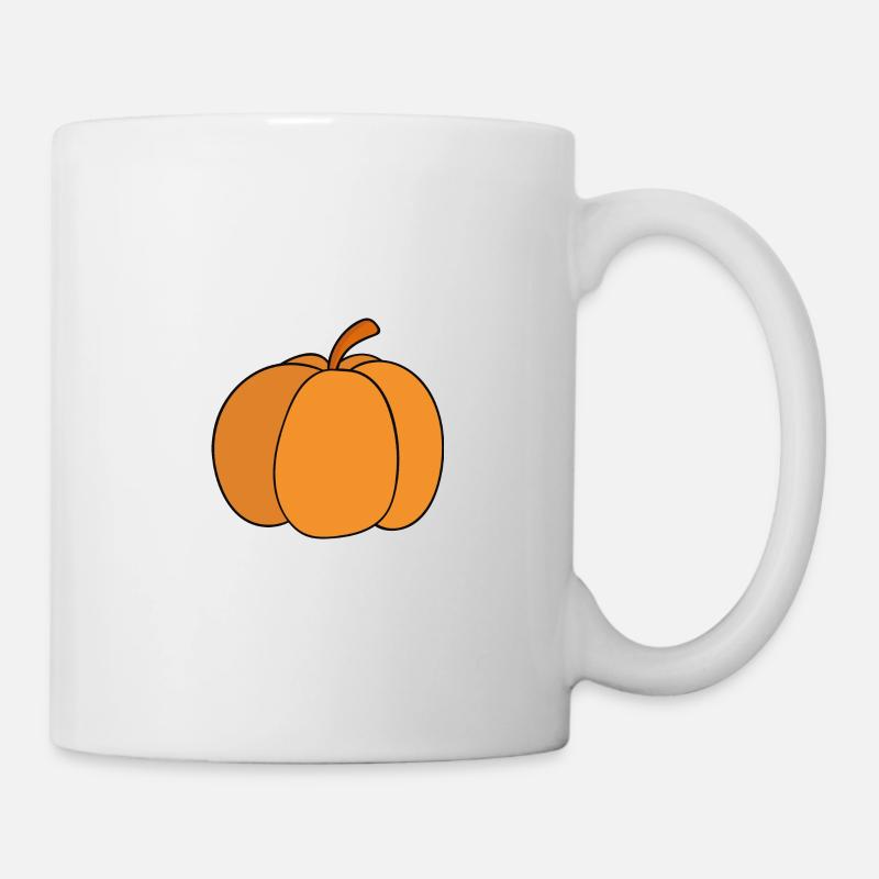 Kürbis - Tasse - Weiß