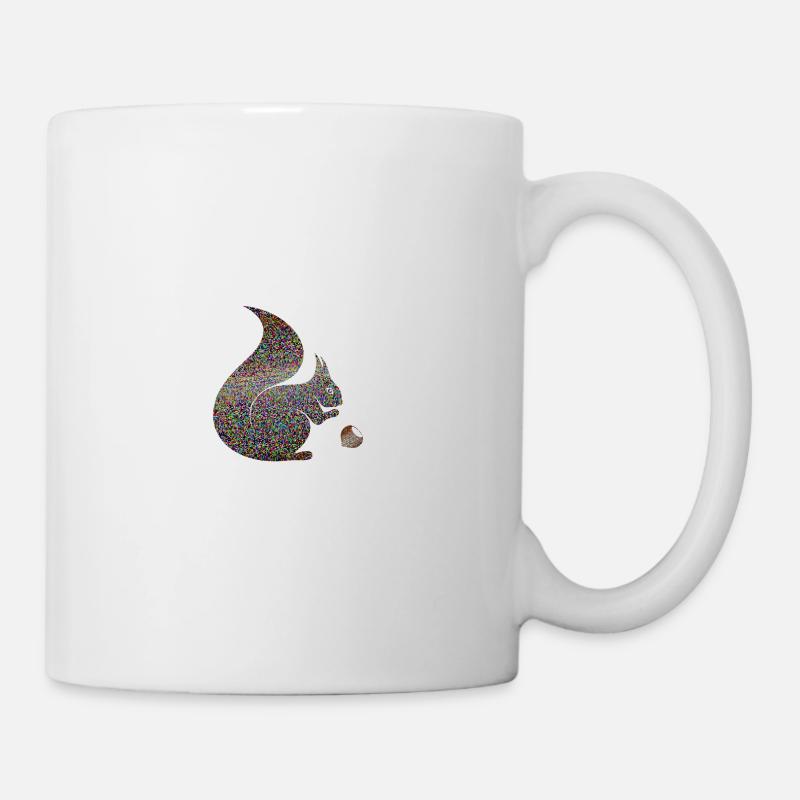 Écureuil paranormal - Mug blanc - blanc