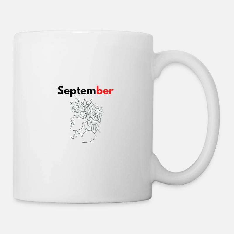 Mois avec son signe Astrologique Vierge/Septembre - Mug blanc - blanc