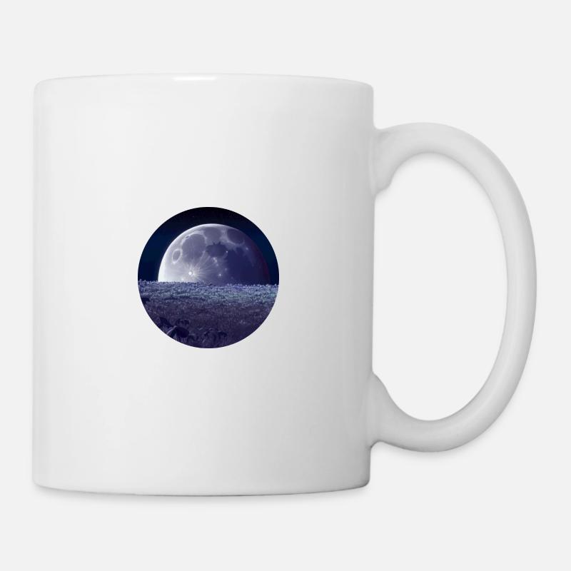 Mond - Tasse - Weiß