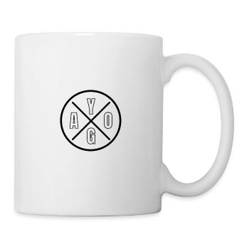 cooles Yoga Label - Tasse - Weiß - Rechts