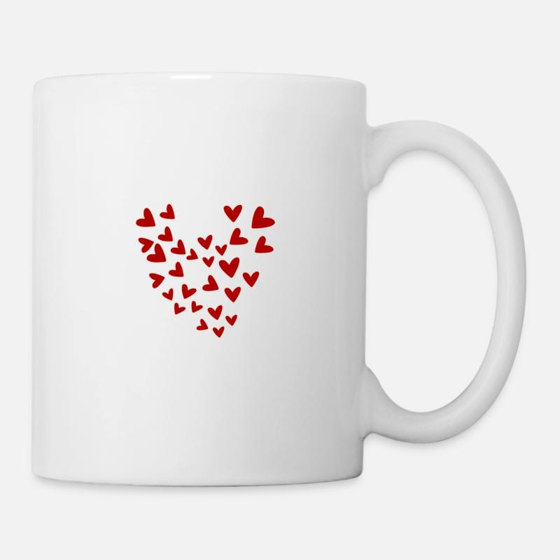 Herz der Herzen - Tasse - Weiß