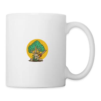 Official Wood Mach Shirt Forstwirt Men - Mug - white - Right