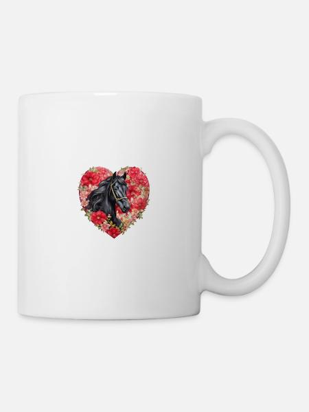 Friesian Frysian Horse - Mug - white
