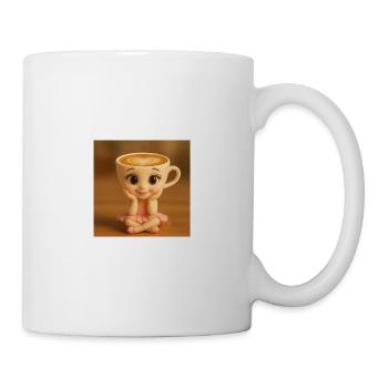 Cute coffee cup with ballerina - Mug - white - Right