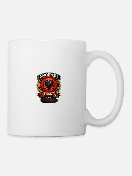 Albanien Adler - Tasse - Weiß
