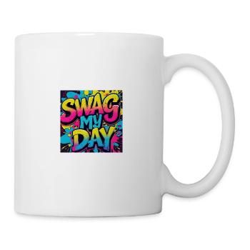 Swag My Day Graffiti Splash - Mug - white - Right