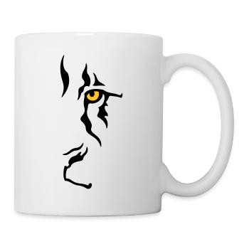 Œil de lion 2 (gauche) - Mug blanc - blanc - Droite