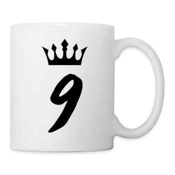 9 Number crown - Mug - white - Right