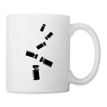 Icône Coiffeur - Mug blanc - blanc - Droite
