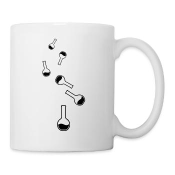 Reagenzglas chemiker - Tasse - Weiß - Rechts