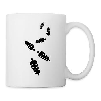 Icône sandwich - Mug blanc - blanc - Droite