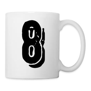 8 number jersey - Mug - white - Right