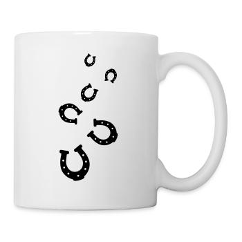 Hufeisen Icon - Tasse - Weiß - Rechts