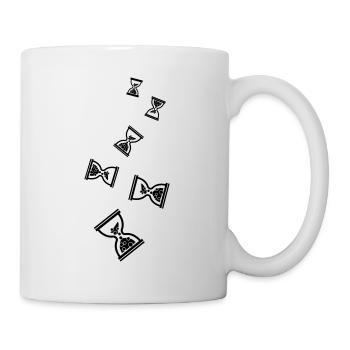 Sanduhr Symbol - Tasse - Weiß - Rechts