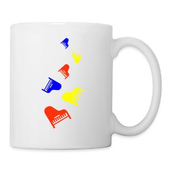 Piano music instrument - Mug - white - Right