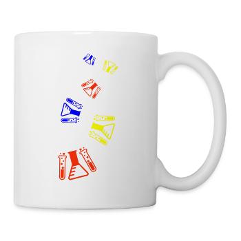 Reagenzglas chemiker - Tasse - Weiß - Rechts