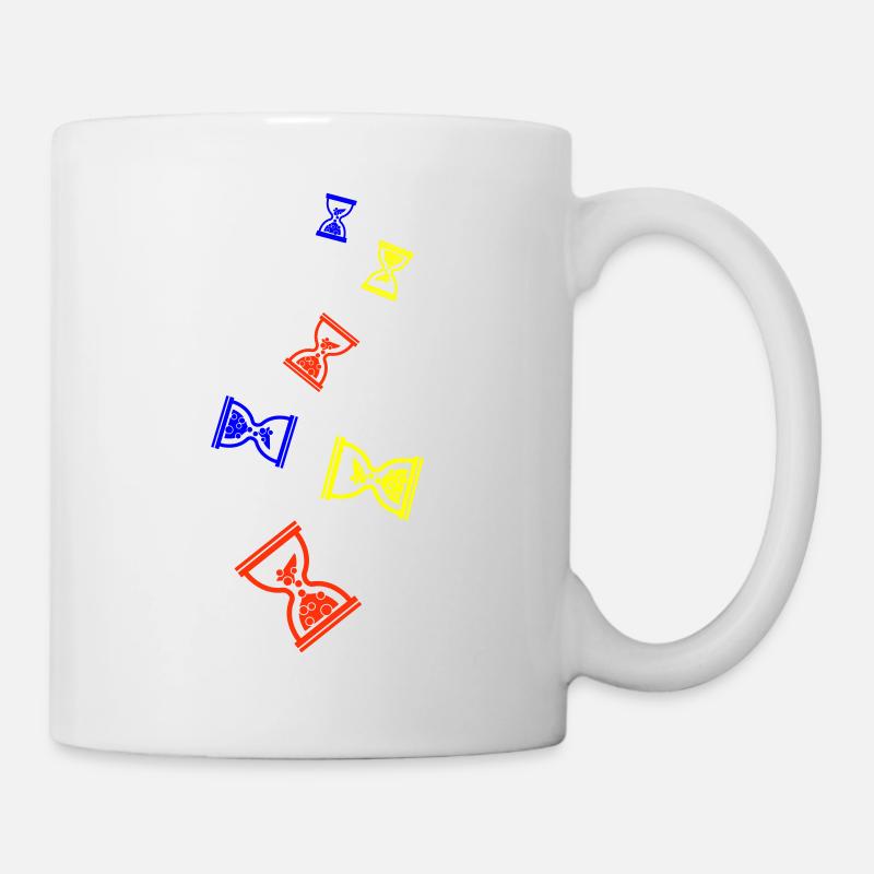 Symbole du sablier - Mug blanc - blanc