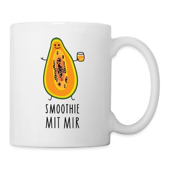 Papaya Smoothie - Tasse - Weiß - Rechts
