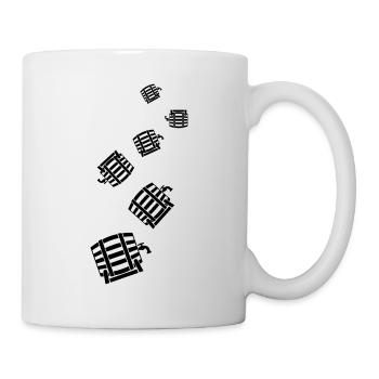 Beer Barrel Icon Symbol - Mug - white - Right