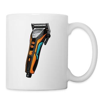 Tondeuse à cheveux Coiffeur - Mug blanc - blanc - Droite