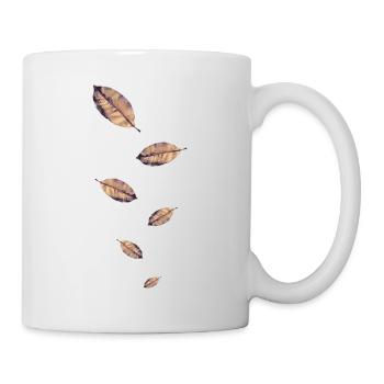 Feuille Automne - Mug blanc - blanc - Droite