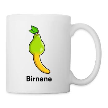 Poire - moitié poire, moitié banane - Mug blanc - blanc - Droite