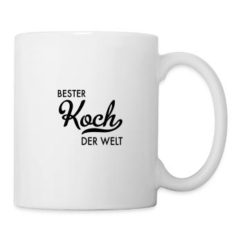 Bester Koch der Welt - Tasse - Weiß - Rechts