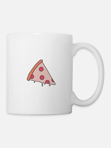 Pizza Slice - Tasse - Weiß