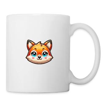 Süßer Fuchs Tier Wald Rotfuchs Wildnis - Tasse - Weiß - Rechts